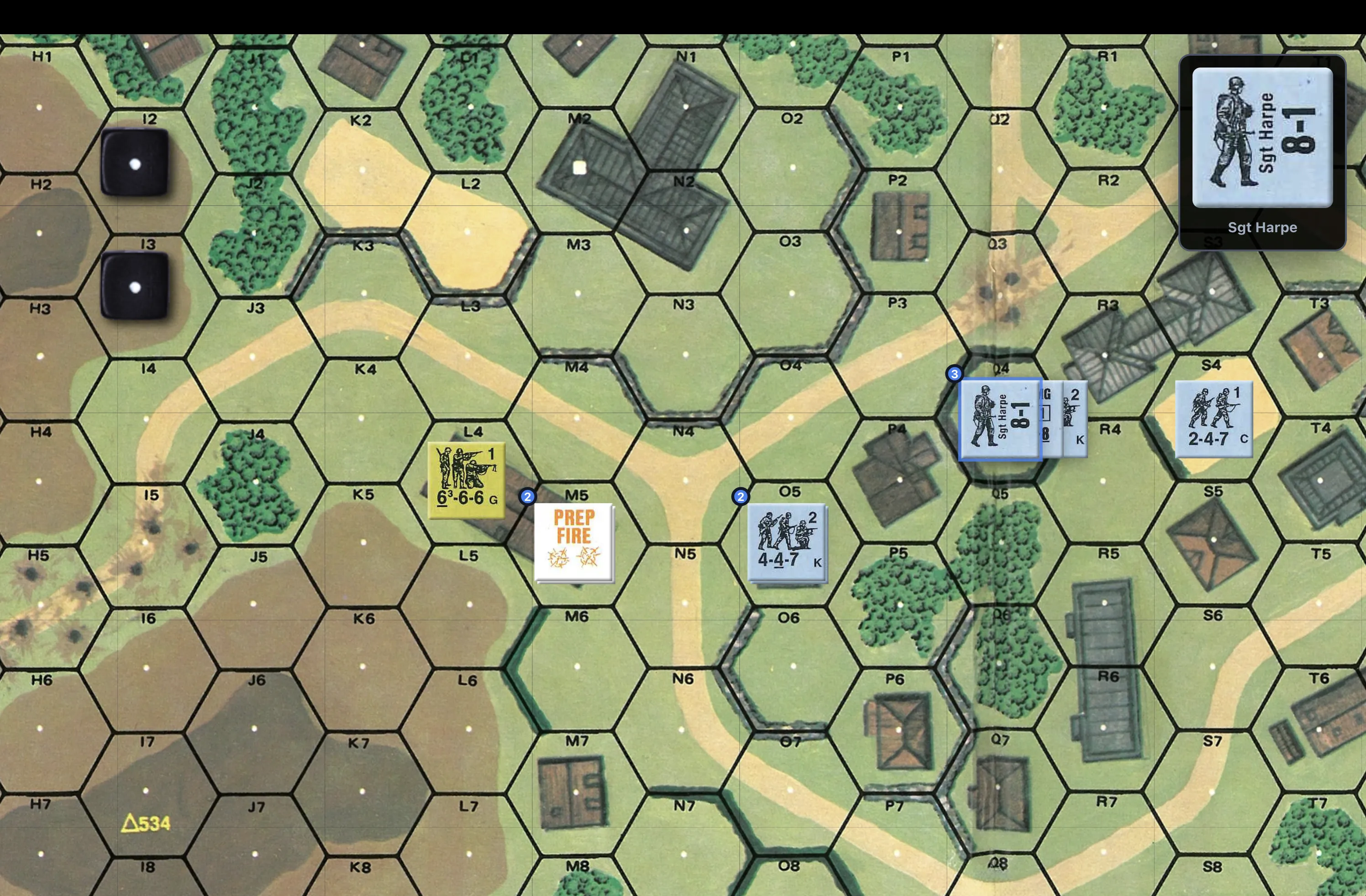 Squad Leader as it would look in Ludika VTT